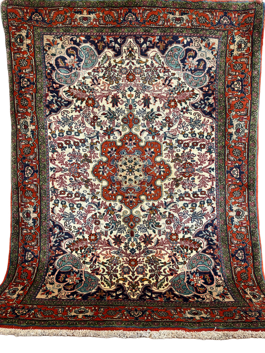 Handgeknüpfter Perser Orientteppich "Bidjar" 150x110 cm