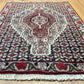 Orientteppich handgeknüpft Senneh Bidjar Wolle 110x74 cm