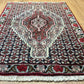Orientteppich handgeknüpft Senneh Bidjar Wolle 110x74 cm