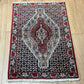 Orientteppich handgeknüpft Senneh Bidjar Wolle 110x74 cm