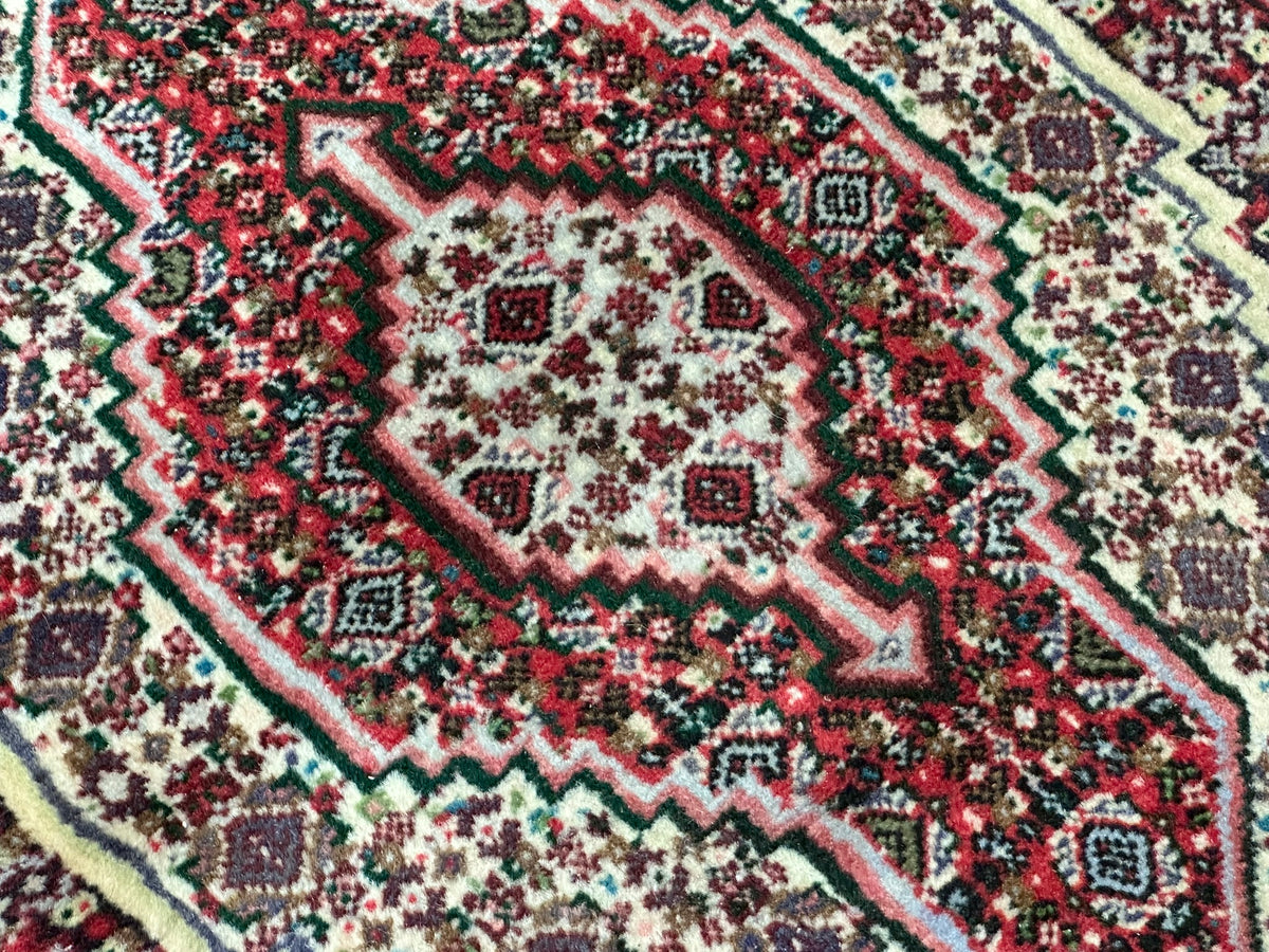 Orientteppich handgeknüpft Senneh Bidjar Wolle 110x74 cm
