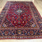 Orientteppich handgeknüpft Keschan Korkwolle 224x140 cm
