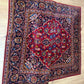 Orientteppich handgeknüpft Keschan Korkwolle 224x140 cm
