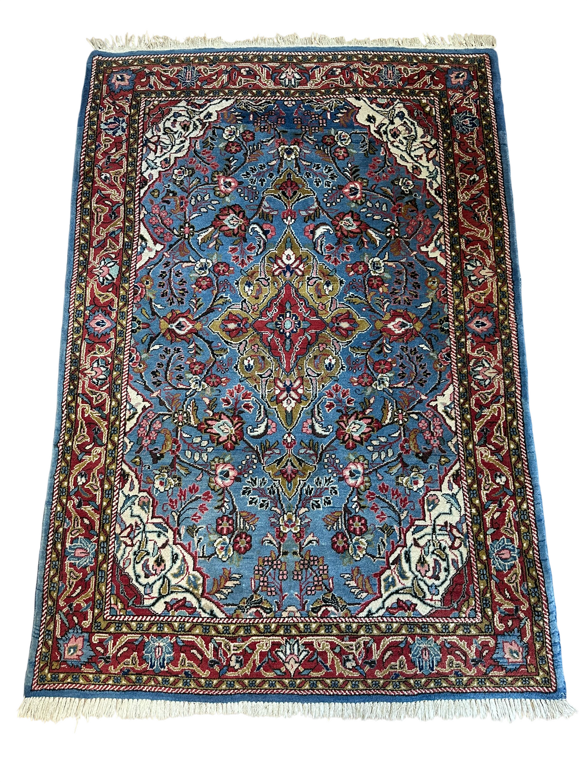 Orientteppich handgeknüpft Sarough selten fein 160x110 cm