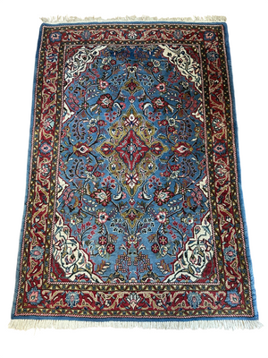 Orientteppich handgeknüpft Sarough selten fein 160x110 cm