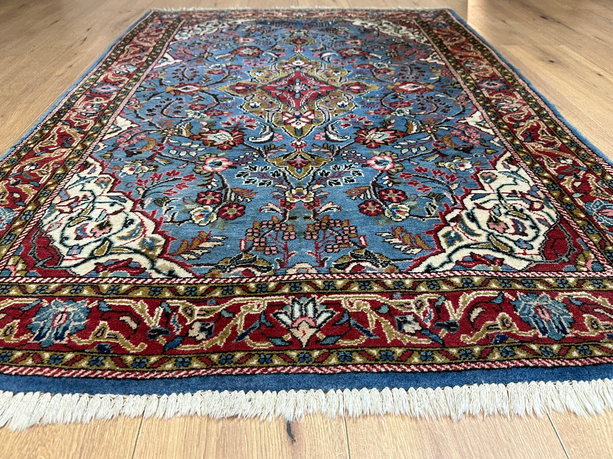 Orientteppich handgeknüpft Sarough selten fein 160x110 cm