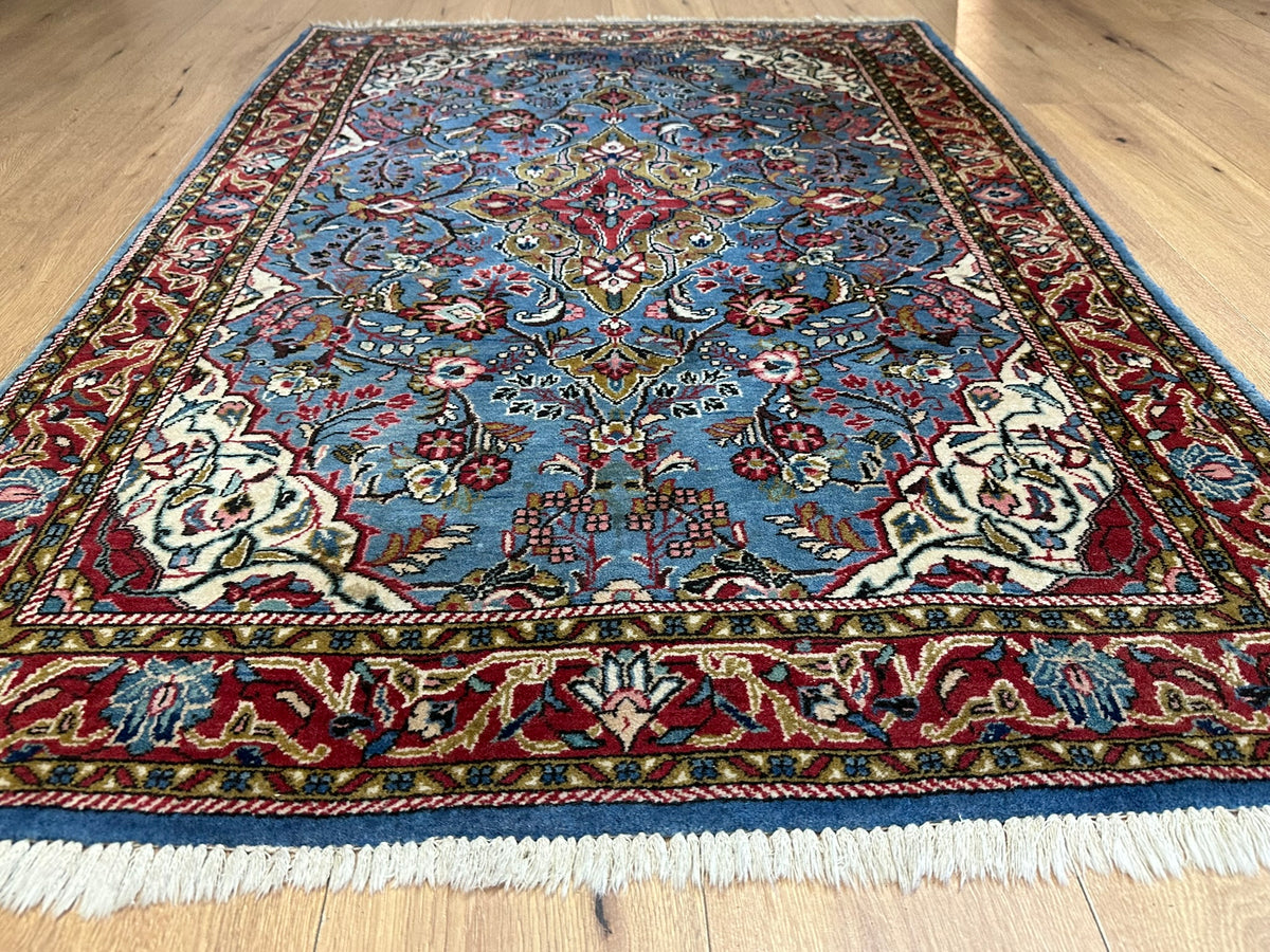 Orientteppich handgeknüpft Sarough selten fein 160x110 cm