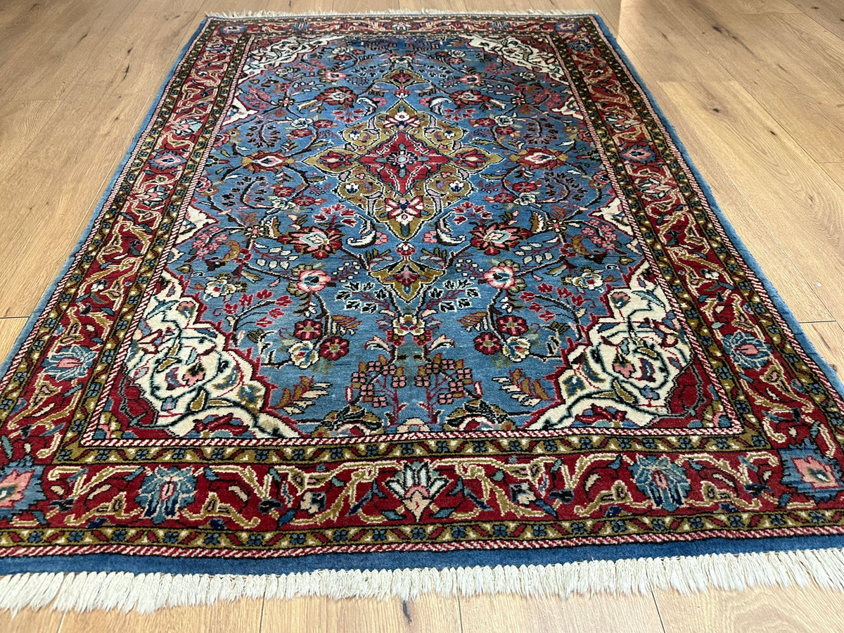 Orientteppich handgeknüpft Sarough selten fein 160x110 cm