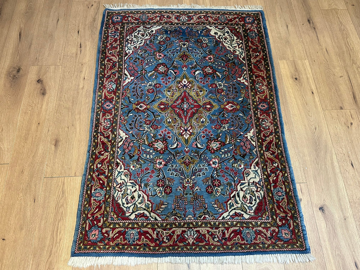 Orientteppich handgeknüpft Sarough selten fein 160x110 cm
