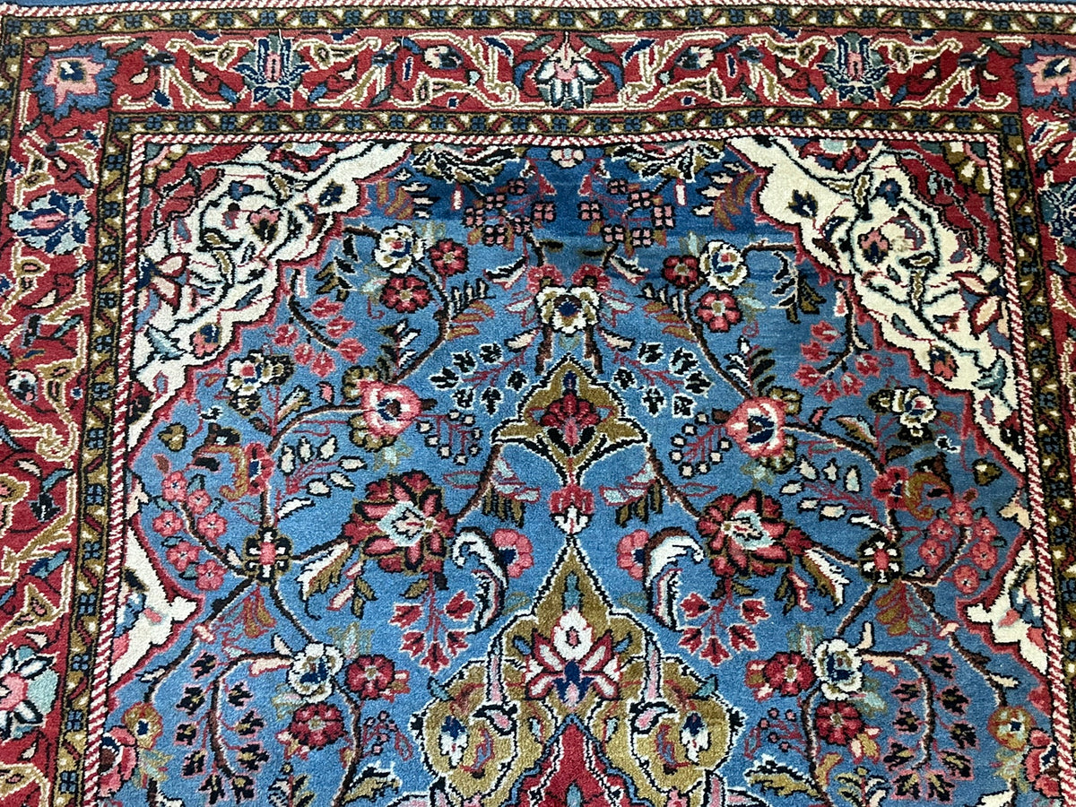 Orientteppich handgeknüpft Sarough selten fein 160x110 cm