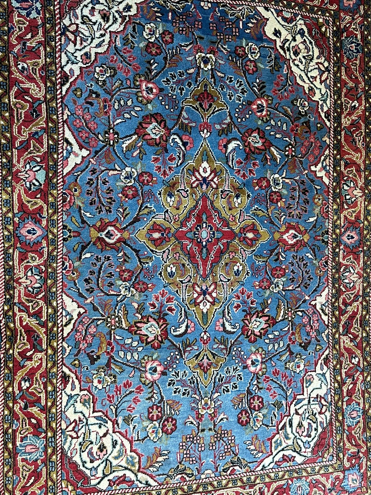 Orientteppich handgeknüpft Sarough selten fein 160x110 cm