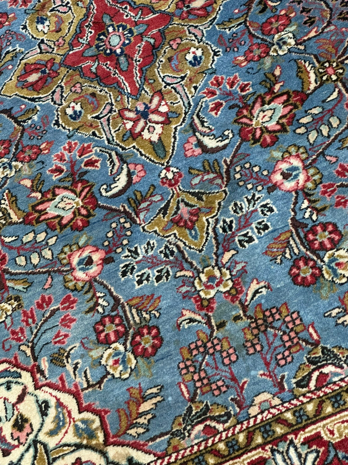 Orientteppich handgeknüpft Sarough selten fein 160x110 cm