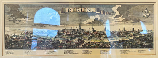 Friedrich Bernhard Werner (1690-1778) Lithographie Stadtansicht Berlin