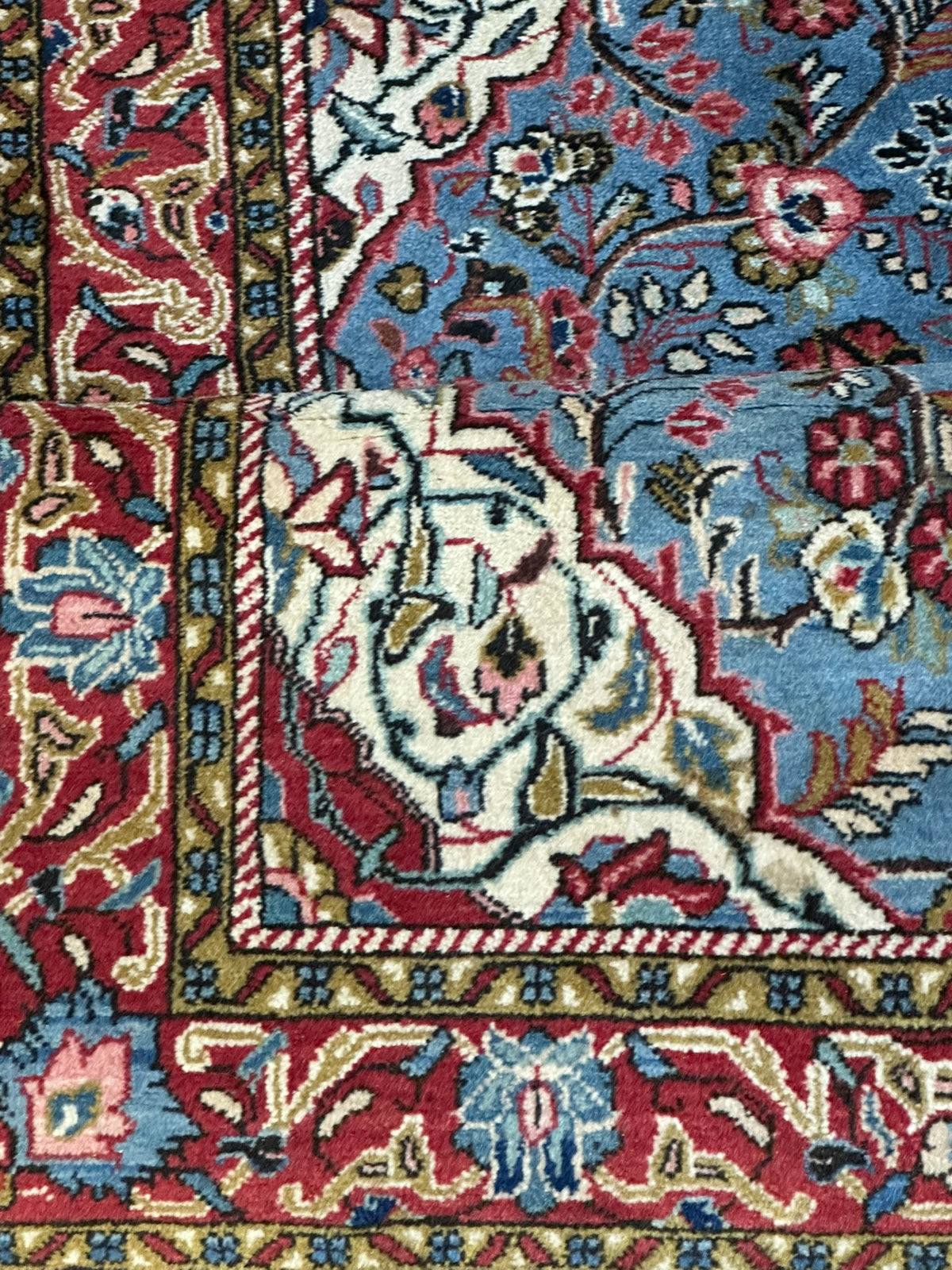 Orientteppich handgeknüpft Sarough selten fein 160x110 cm