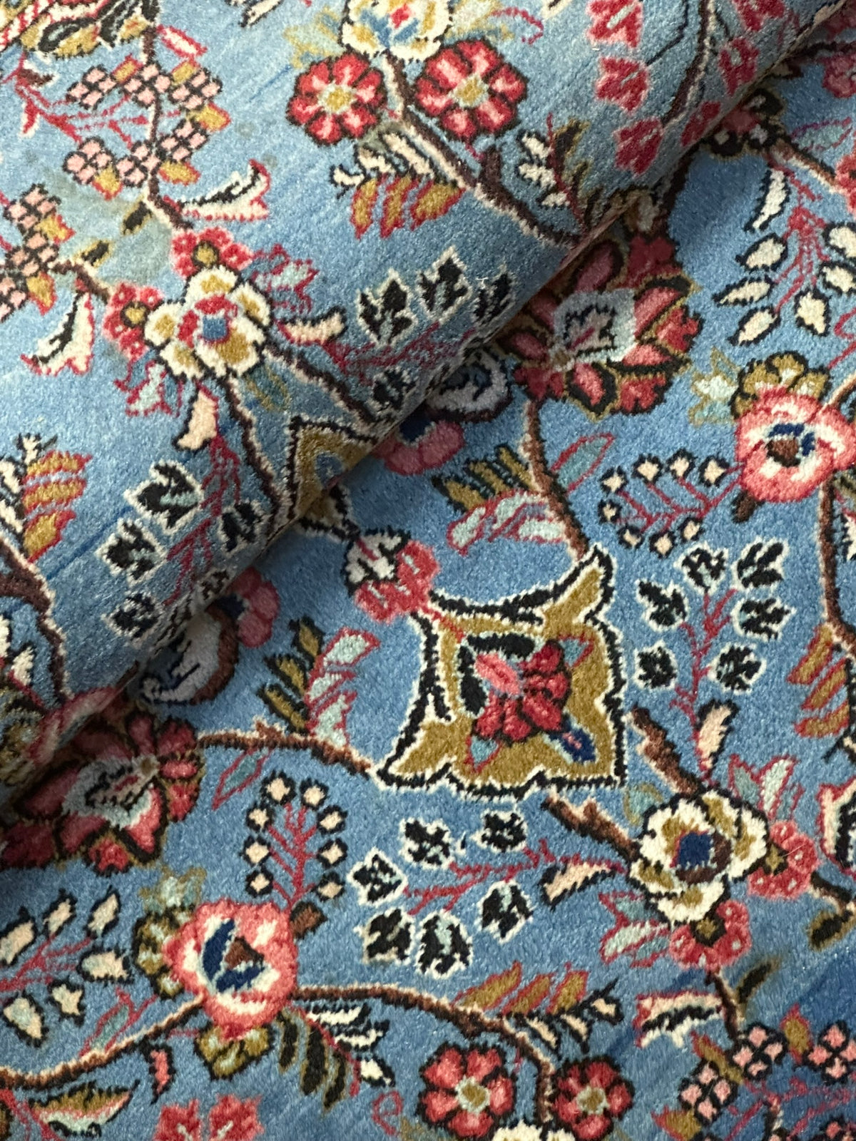 Orientteppich handgeknüpft Sarough selten fein 160x110 cm