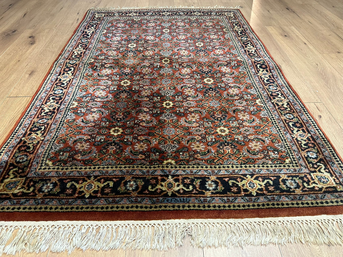 Orientteppich handgeknüpft Indian Bidjar 165x116 cm