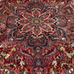 Semi Antik Orientteppich handgeknüpft Heriz Naturfarben 360x240 cm