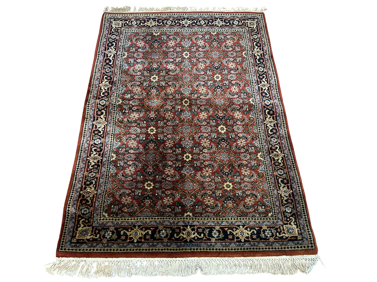 Orientteppich handgeknüpft Indian Bidjar 165x116 cm