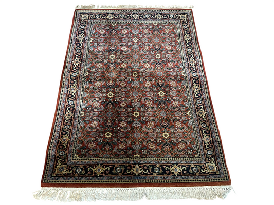 Orientteppich handgeknüpft Indian Bidjar 165x116 cm