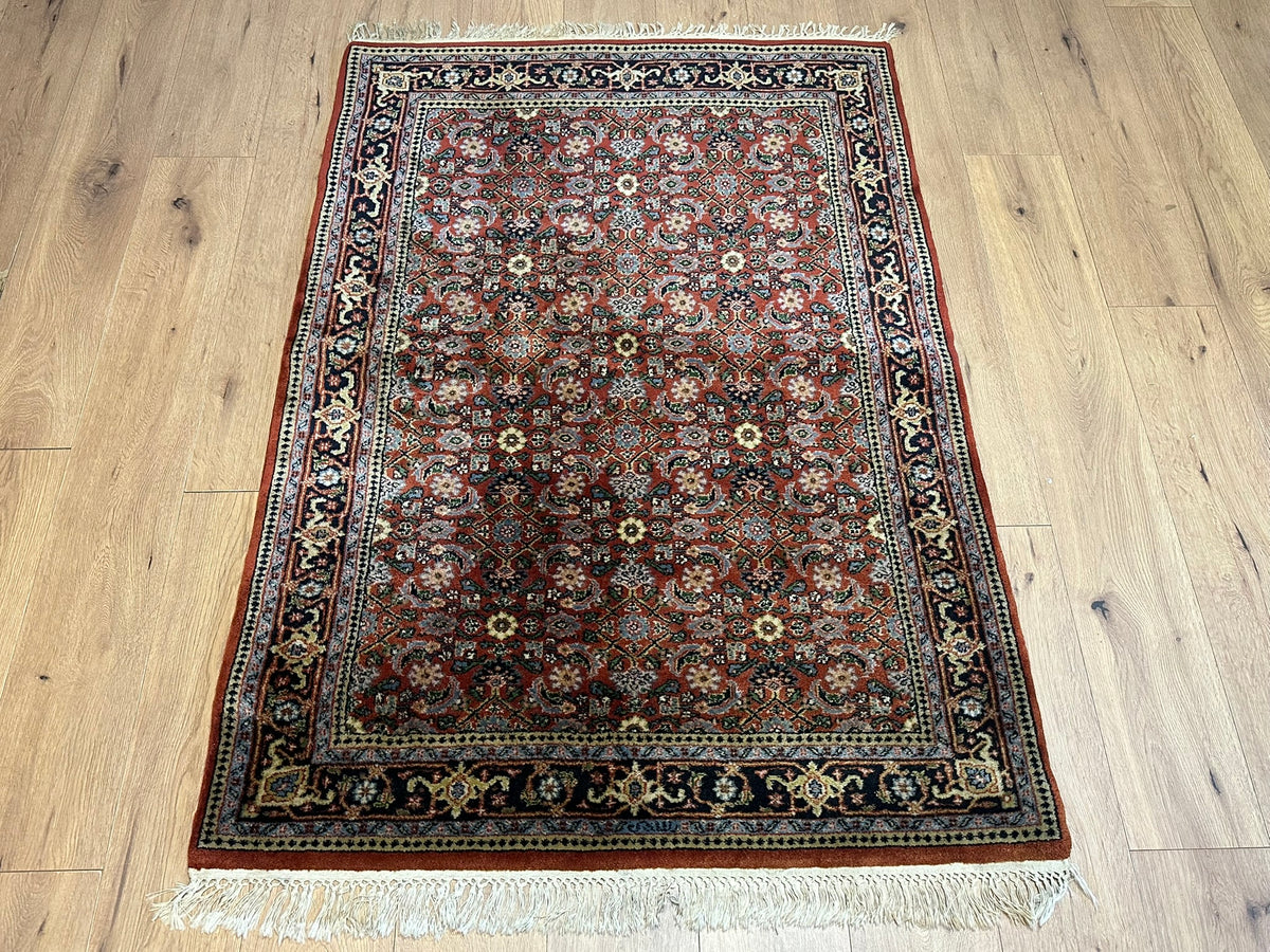 Orientteppich handgeknüpft Indian Bidjar 165x116 cm