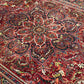 Semi Antik Orientteppich handgeknüpft Heriz Naturfarben 360x240 cm