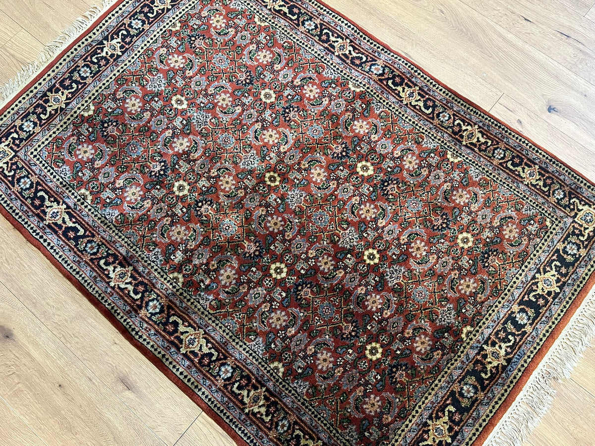 Orientteppich handgeknüpft Indian Bidjar 165x116 cm