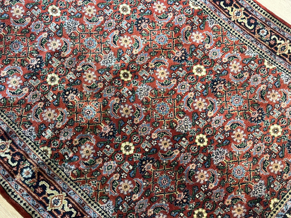 Orientteppich handgeknüpft Indian Bidjar 165x116 cm