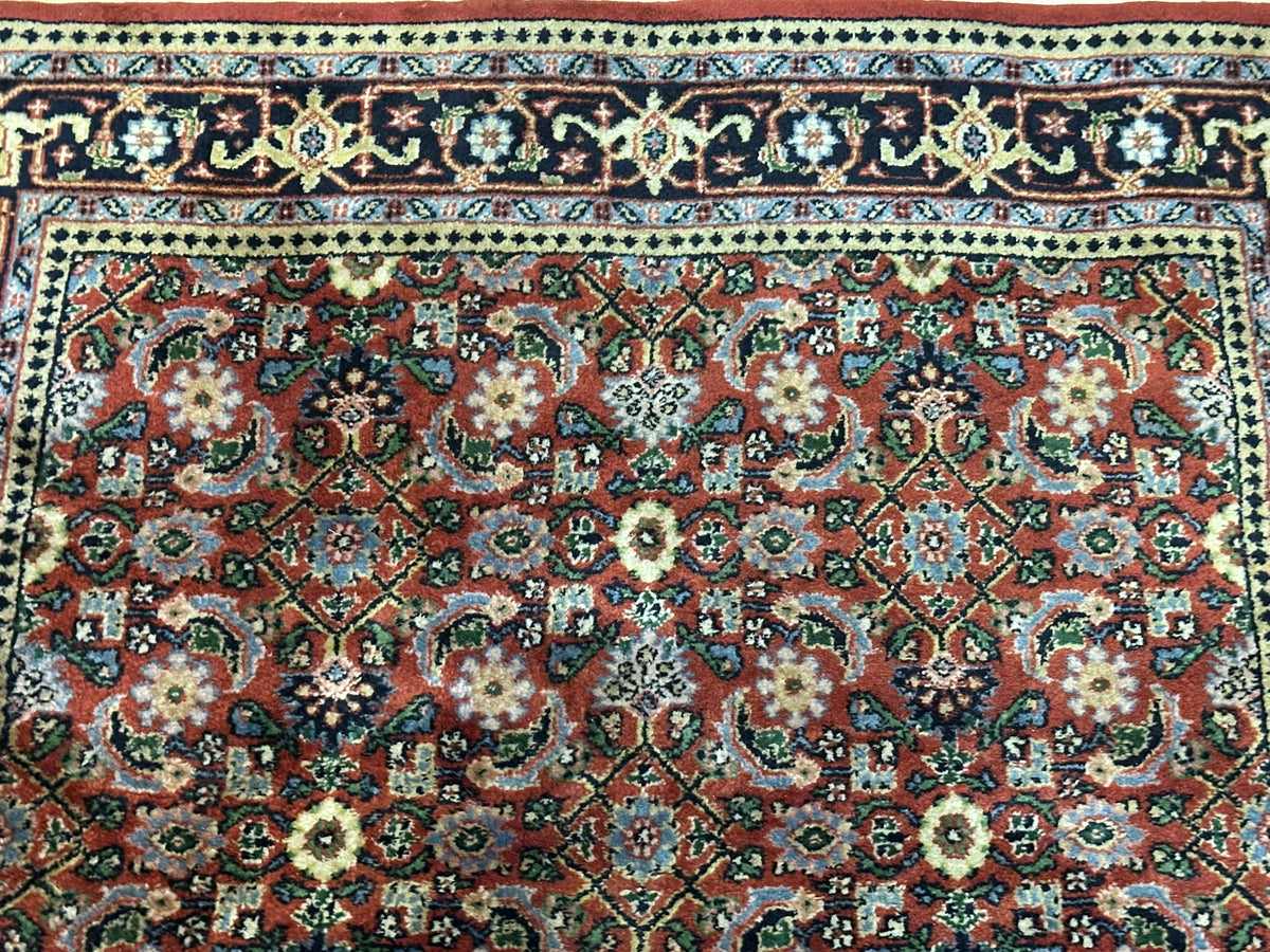Orientteppich handgeknüpft Indian Bidjar 165x116 cm