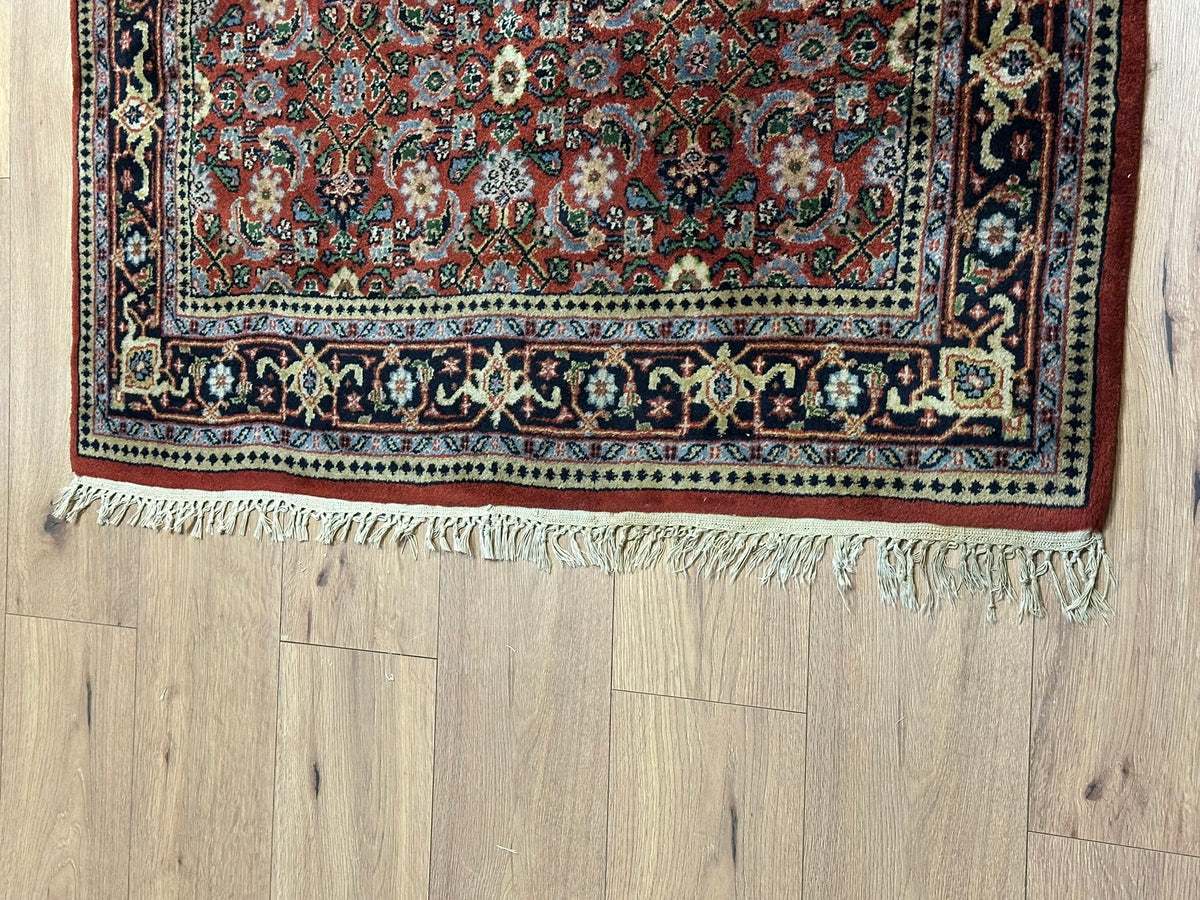 Orientteppich handgeknüpft Indian Bidjar 165x116 cm