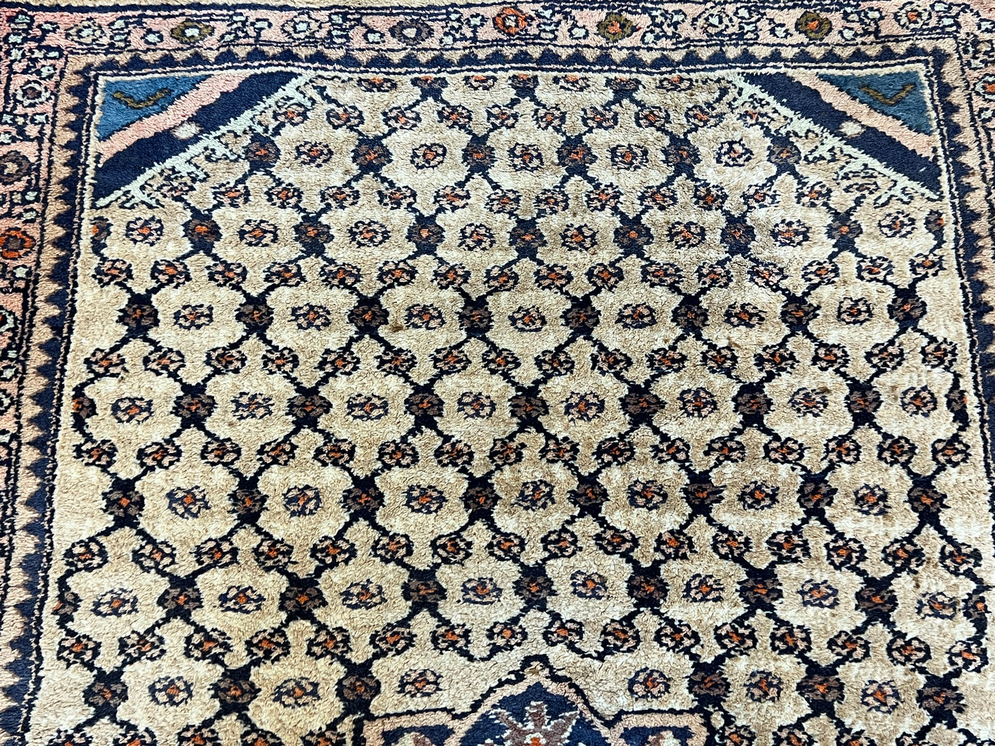 Handgeknüpfter Perser Orientteppich - Hamadan Schurwolle 150x95 cm
