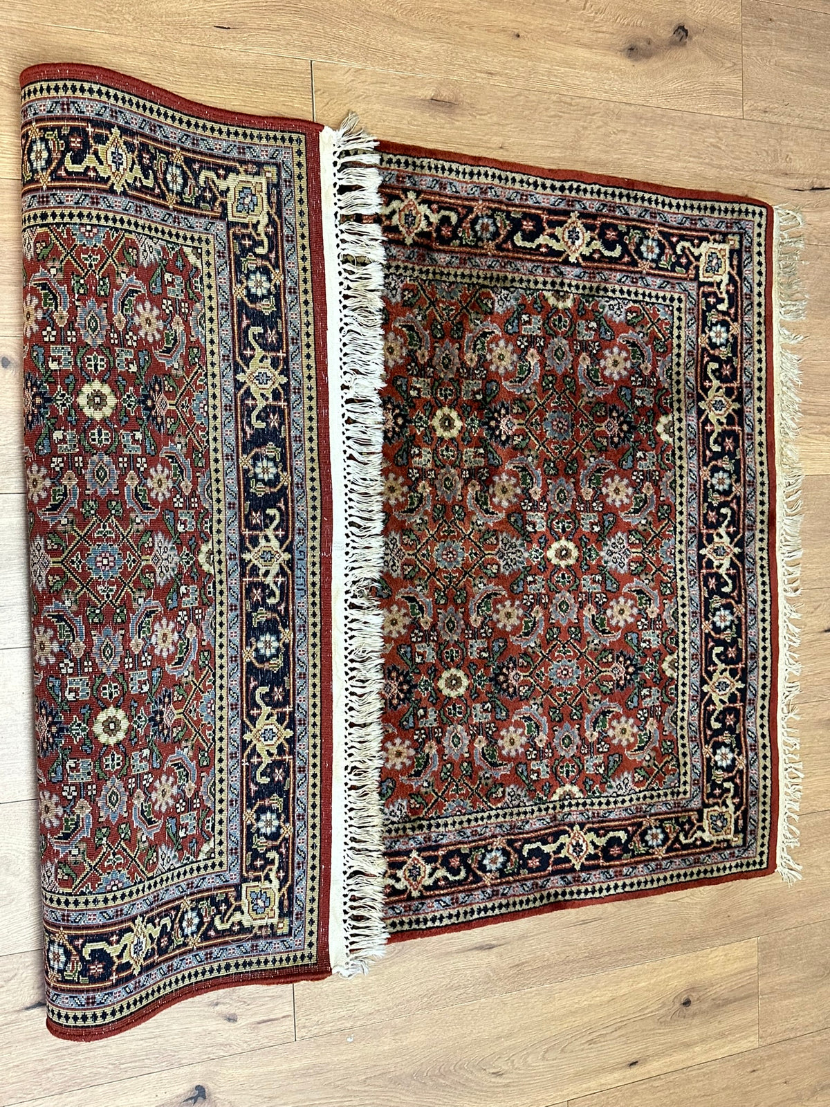Orientteppich handgeknüpft Indian Bidjar 165x116 cm