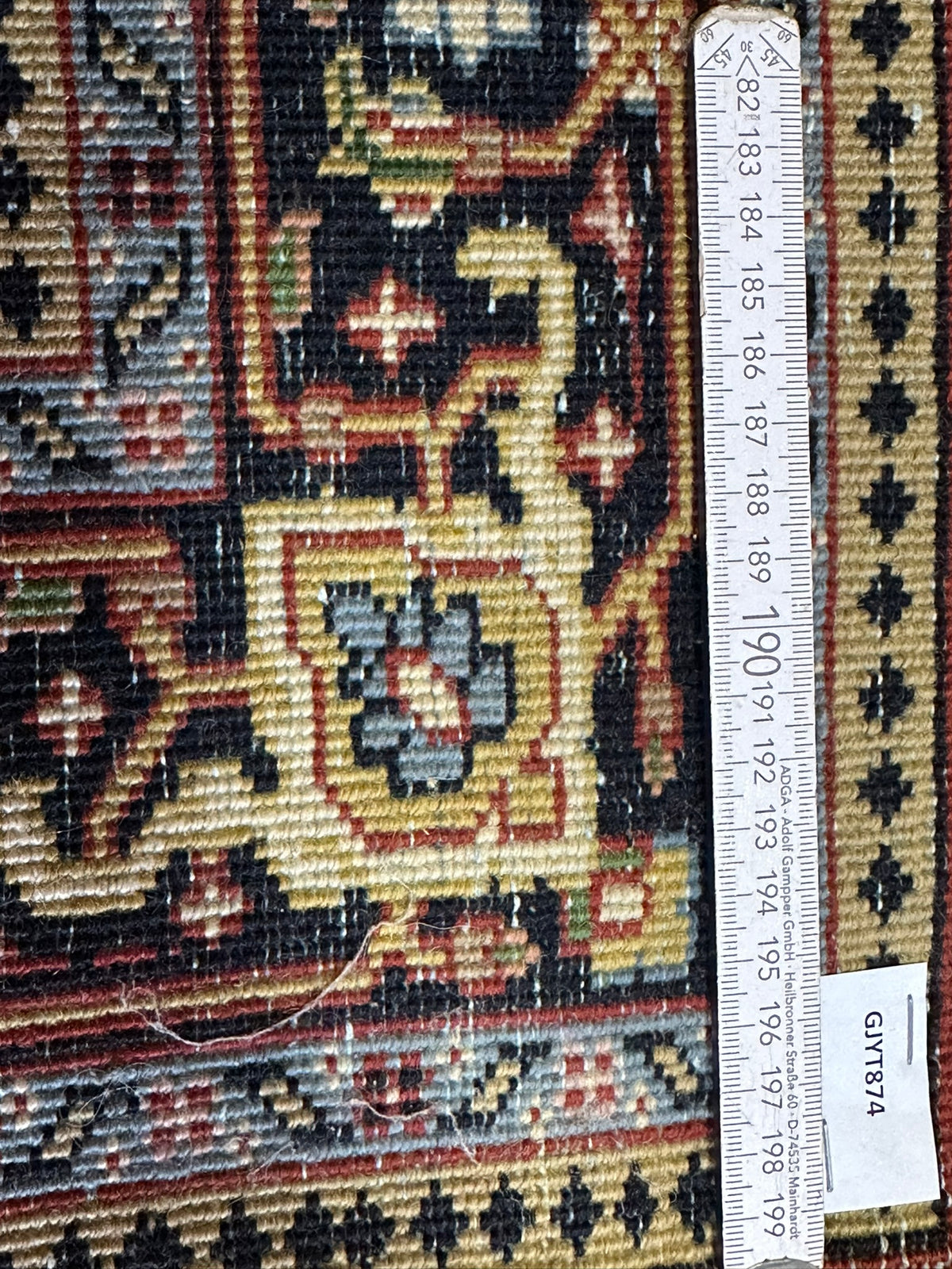 Orientteppich handgeknüpft Indian Bidjar 165x116 cm