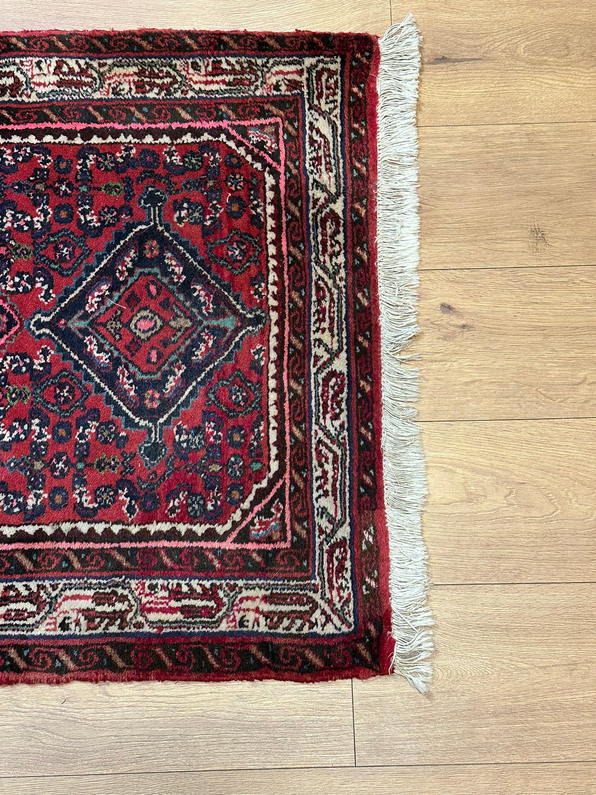 Orientteppich handgeknüpft Hamadan Läufer 310x85 cm
