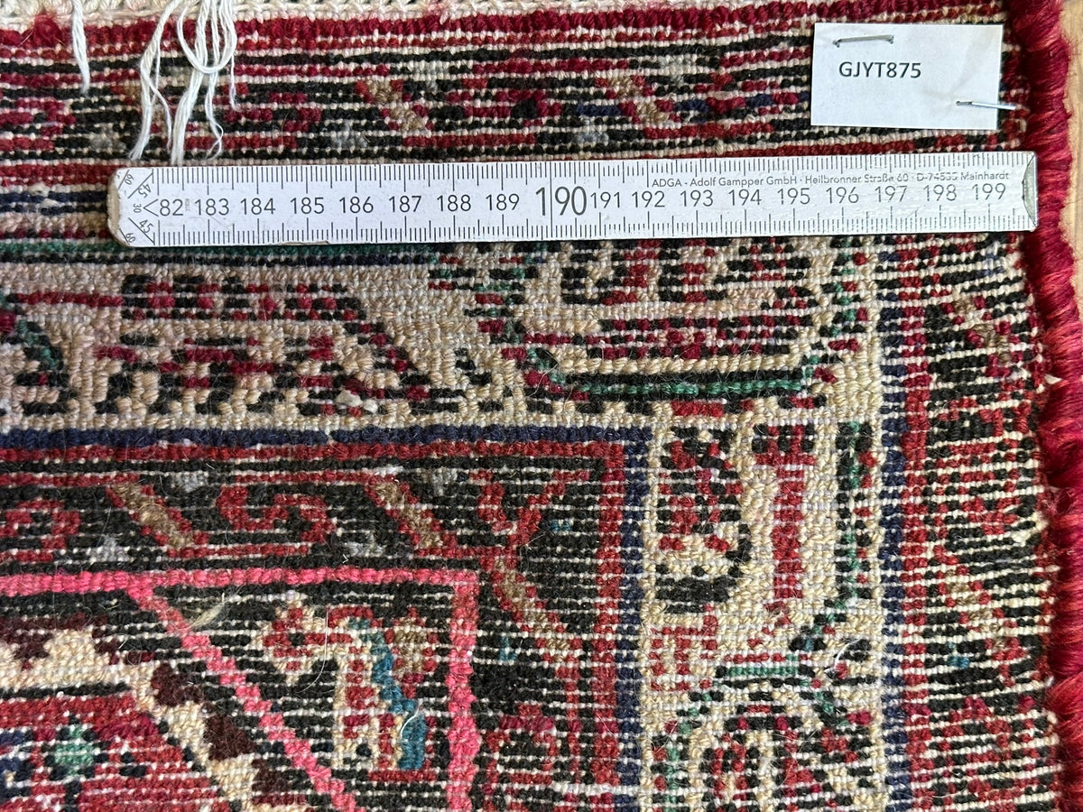 Orientteppich handgeknüpft Hamadan Läufer 310x85 cm