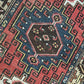 Antiker  Orientteppich handgeknüpft Kazak Läufer selten 290x84 cm