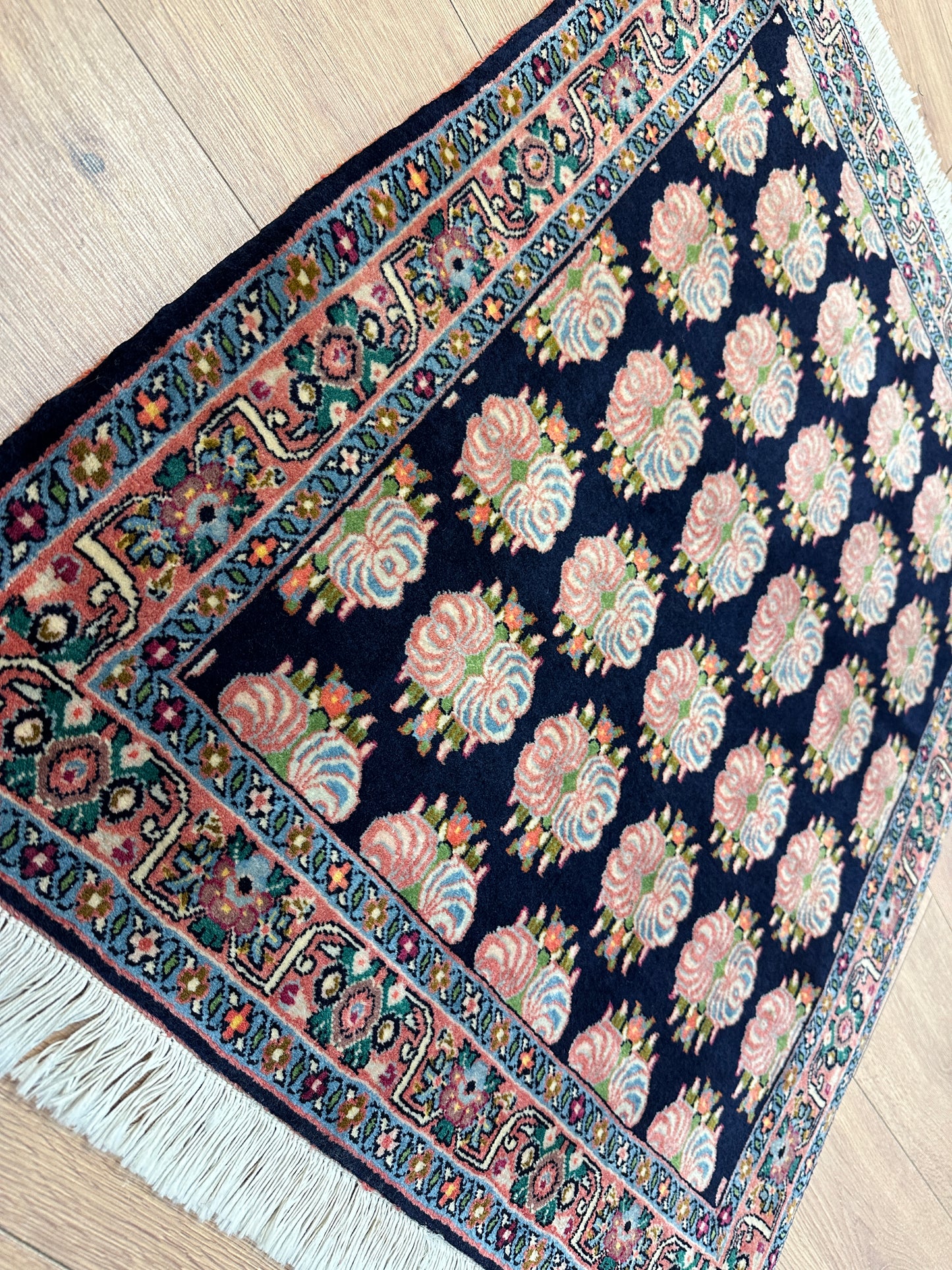 Handgeknüpfter Perser Orientteppich Bidjar Maße: 95x75 cm