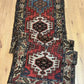 Antiker  Orientteppich handgeknüpft Kazak Läufer selten 290x84 cm