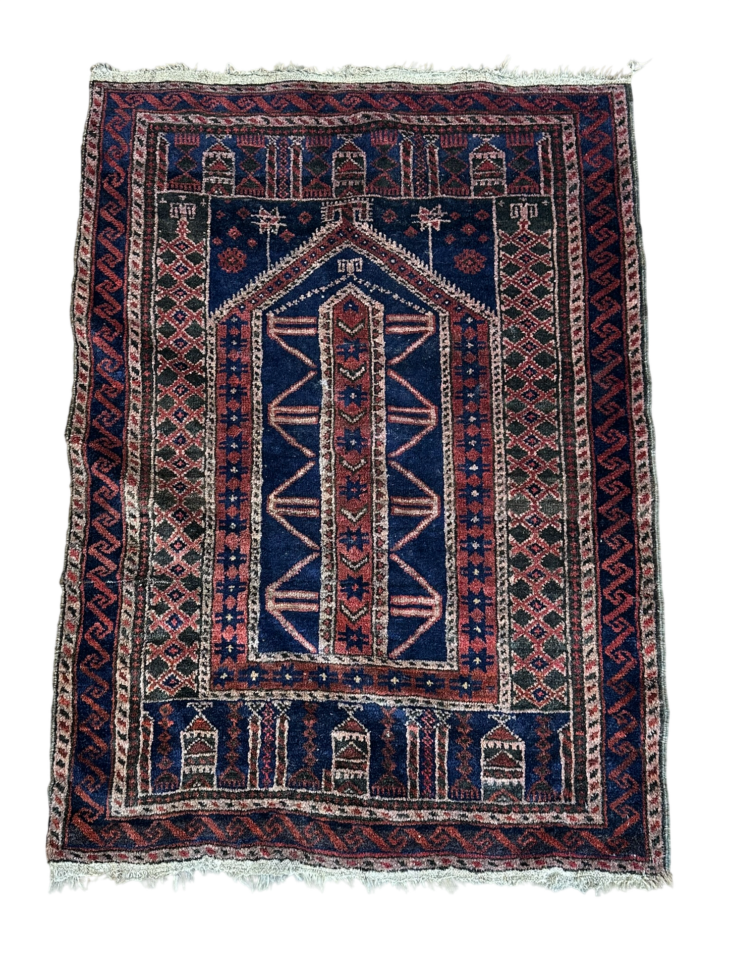 Orientteppich handgeknüpft Belutsch 116x83 cm