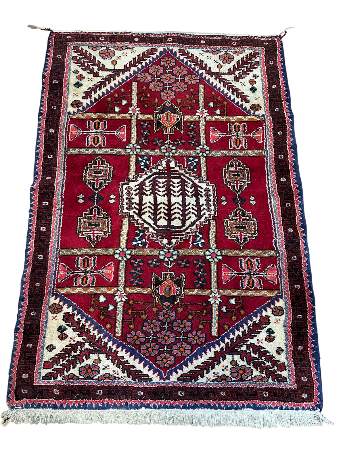 Orientteppich handgeknüpft Hamadan 164x110 cm