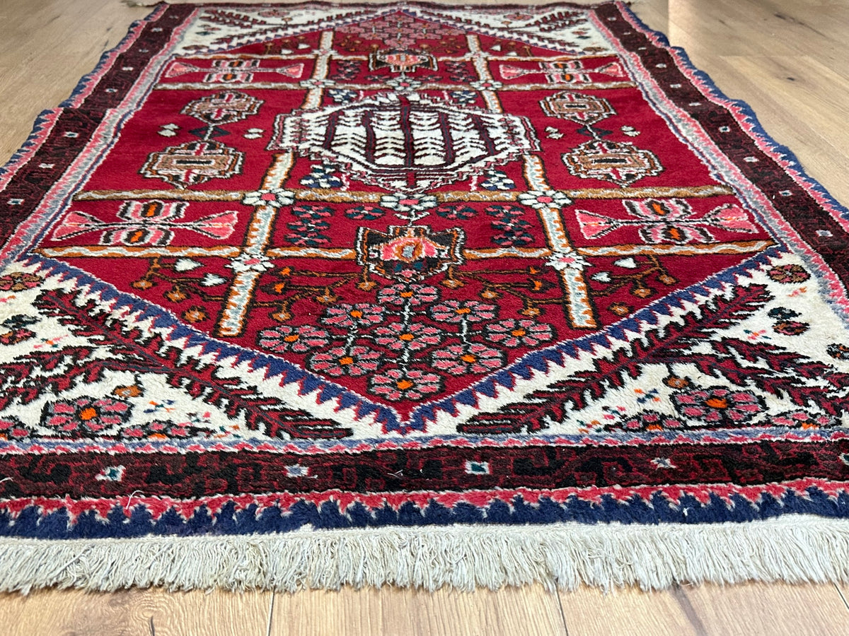 Orientteppich handgeknüpft Hamadan 164x110 cm