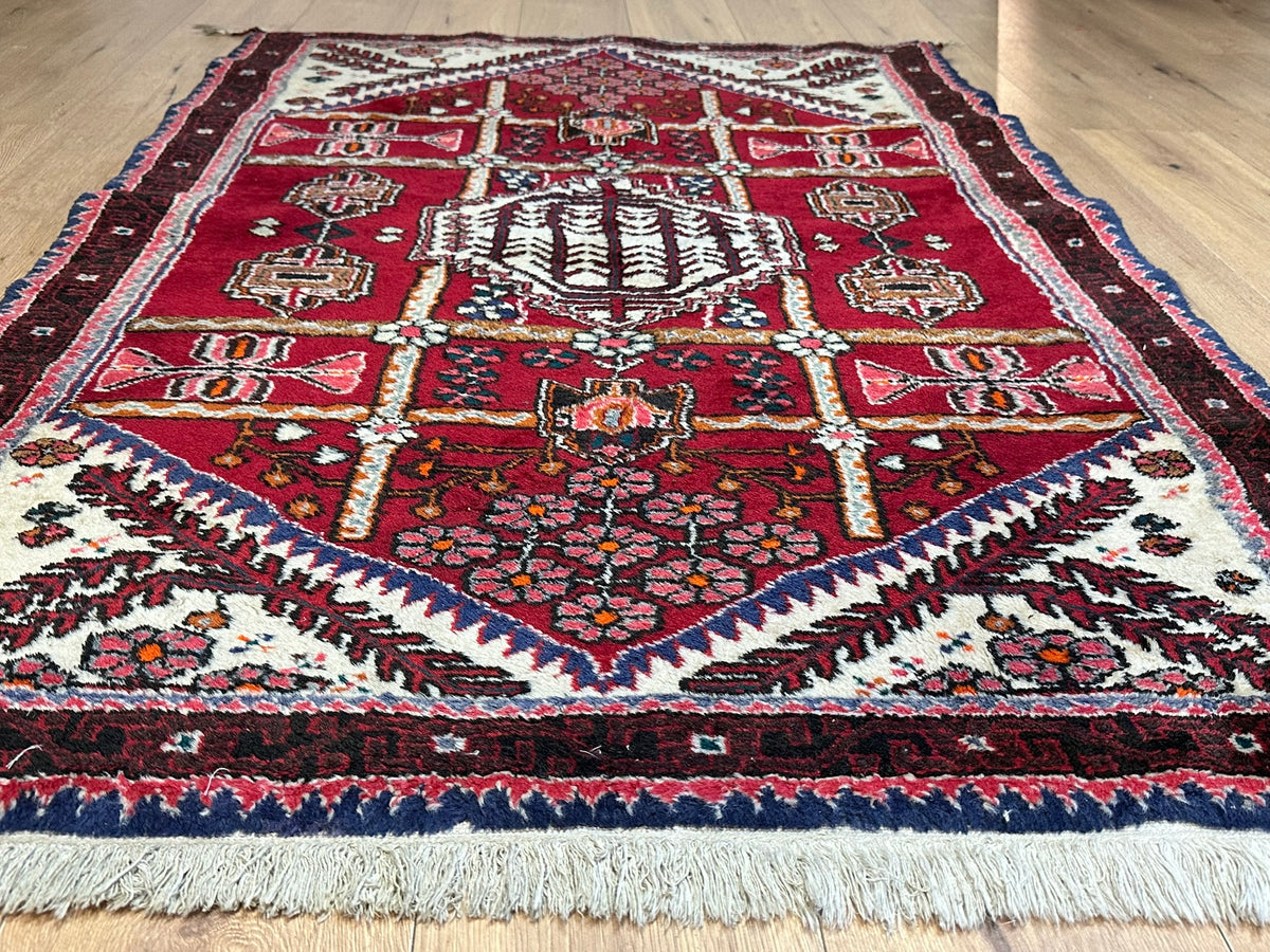 Orientteppich handgeknüpft Hamadan 164x110 cm
