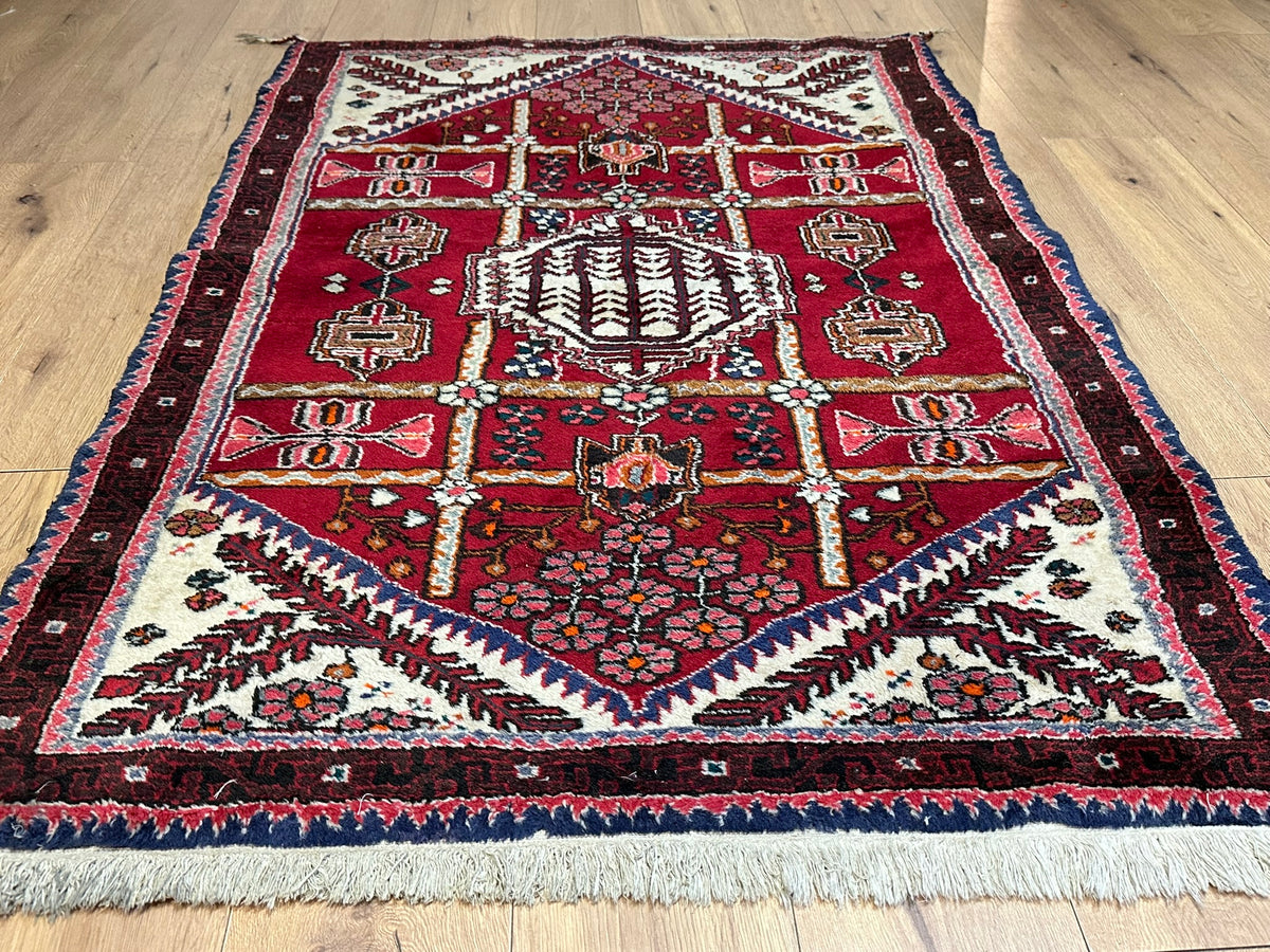 Orientteppich handgeknüpft Hamadan 164x110 cm
