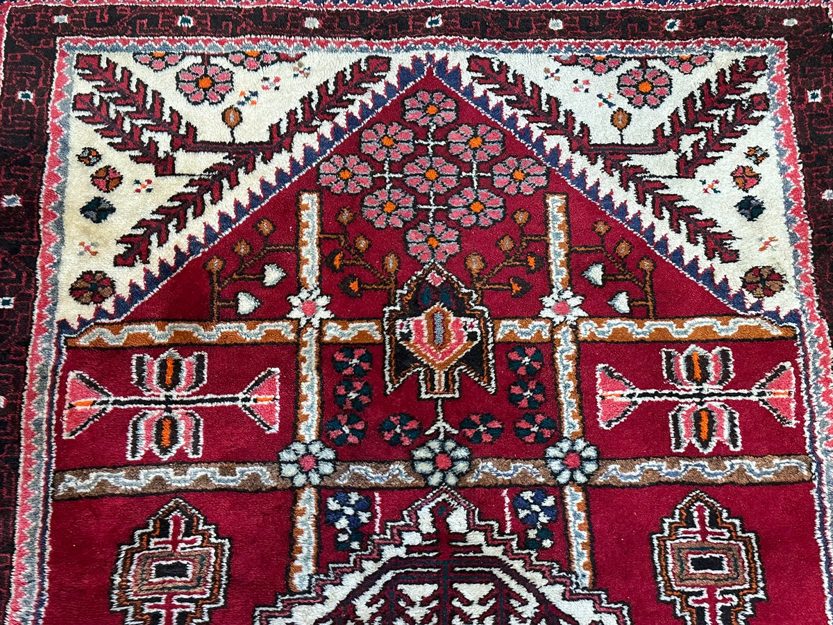 Orientteppich handgeknüpft Hamadan 164x110 cm