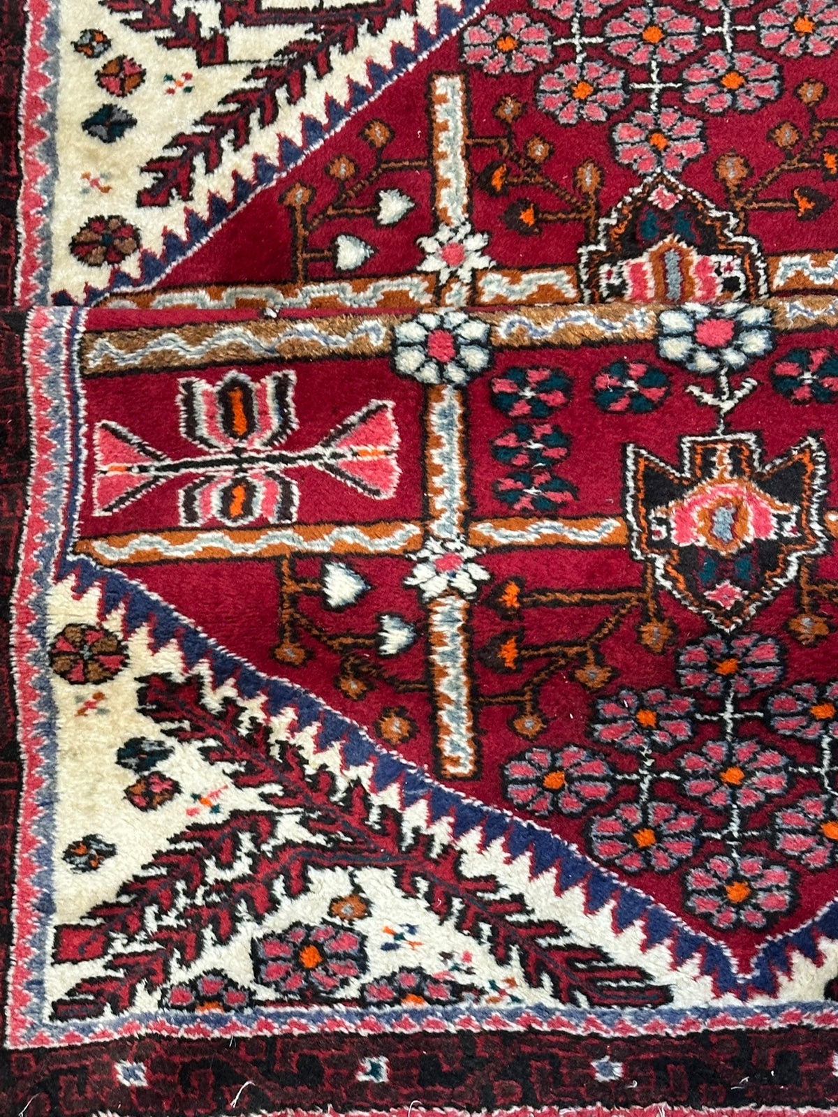 Orientteppich handgeknüpft Hamadan 164x110 cm