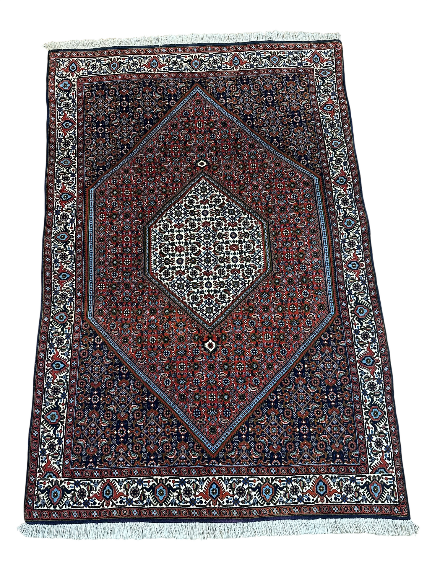 Orientteppich handgeknüpft Bidjar 170x112 cm