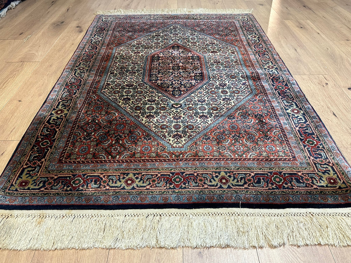 Orientteppich handgeknüpft Bidjar Wolle 175x120 cm