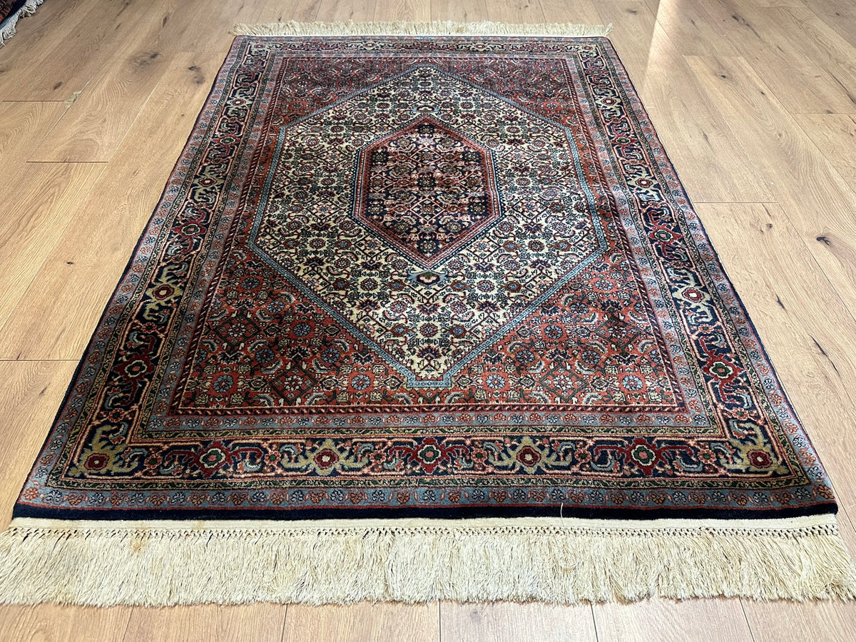 Orientteppich handgeknüpft Bidjar Wolle 175x120 cm