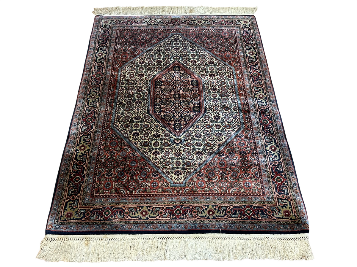 Orientteppich handgeknüpft Bidjar Wolle 175x120 cm
