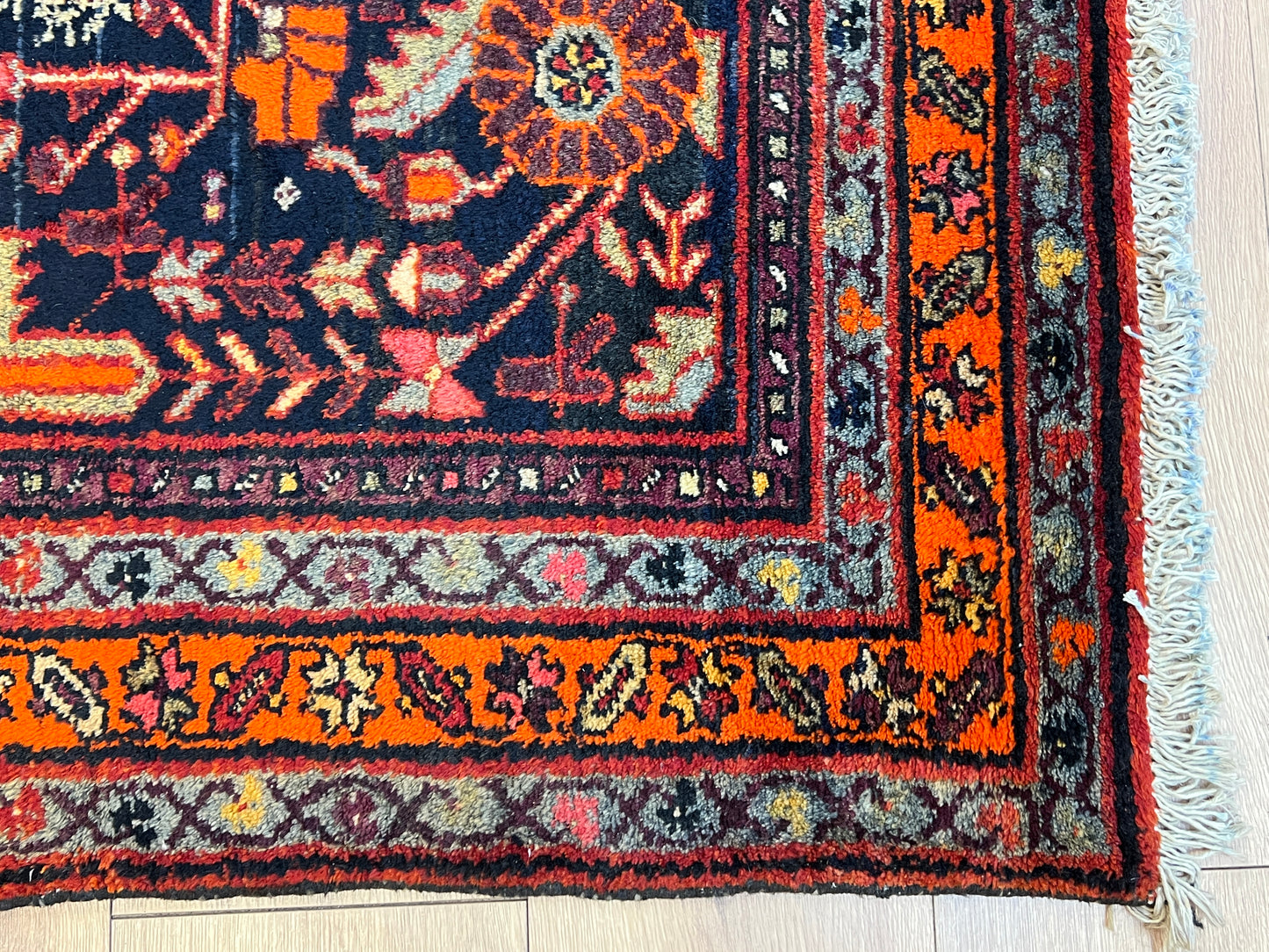 Handgeknüpfter Perser Orientteppich - Malayer Bachtiar Naturfarben 140x103 cm