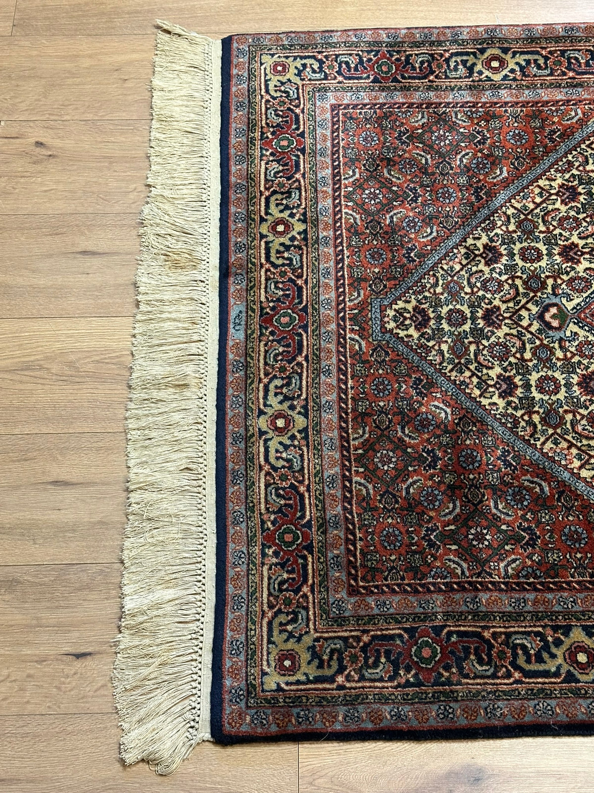 Orientteppich handgeknüpft Bidjar Wolle 175x120 cm